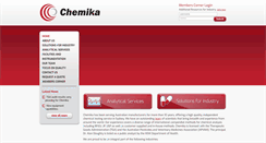 Desktop Screenshot of chemika.com.au